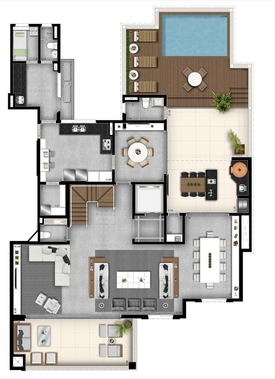 Venda/Vila Mariana: Cobertura novo com excelente planta! – CO0553