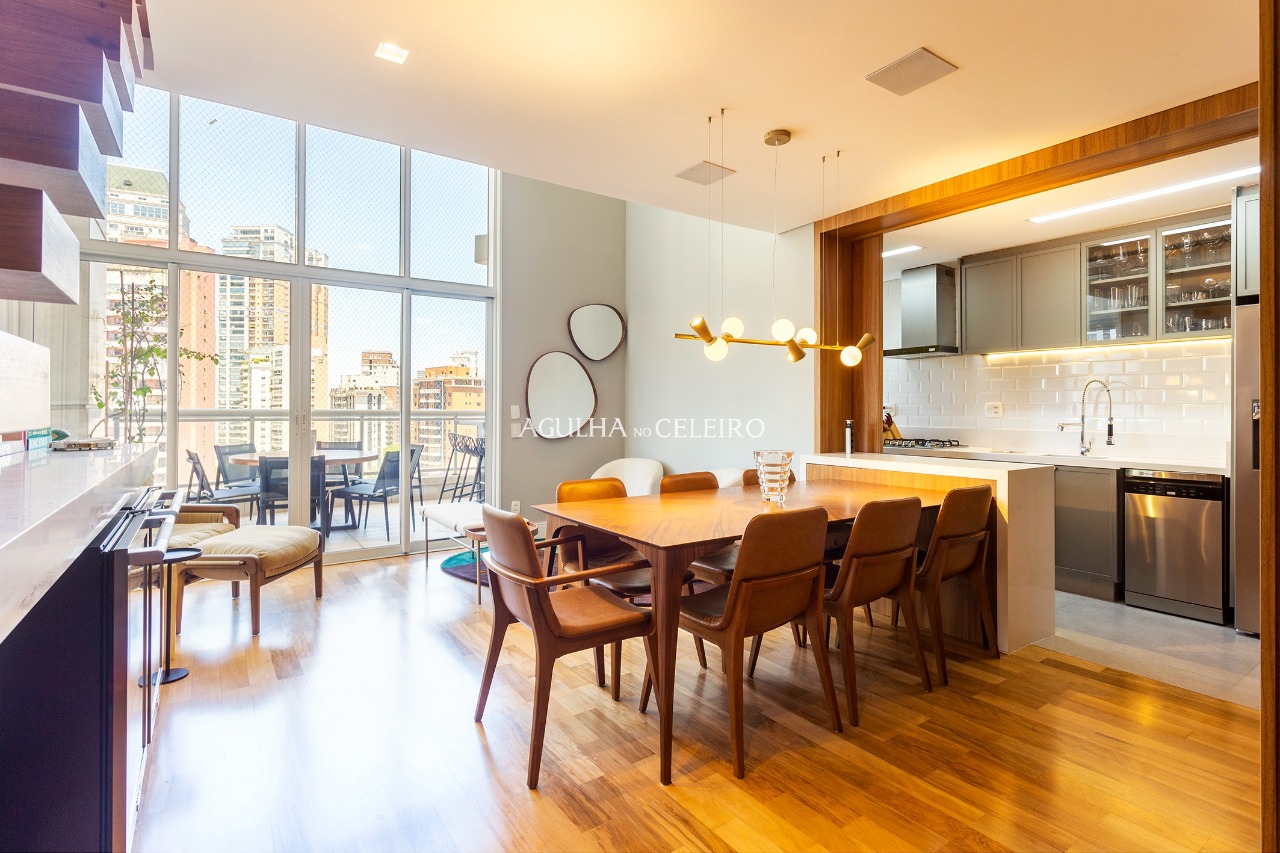 Apartamento lindo com pé no parque à venda ou locação na Vila Nova Conceição. – AP8404