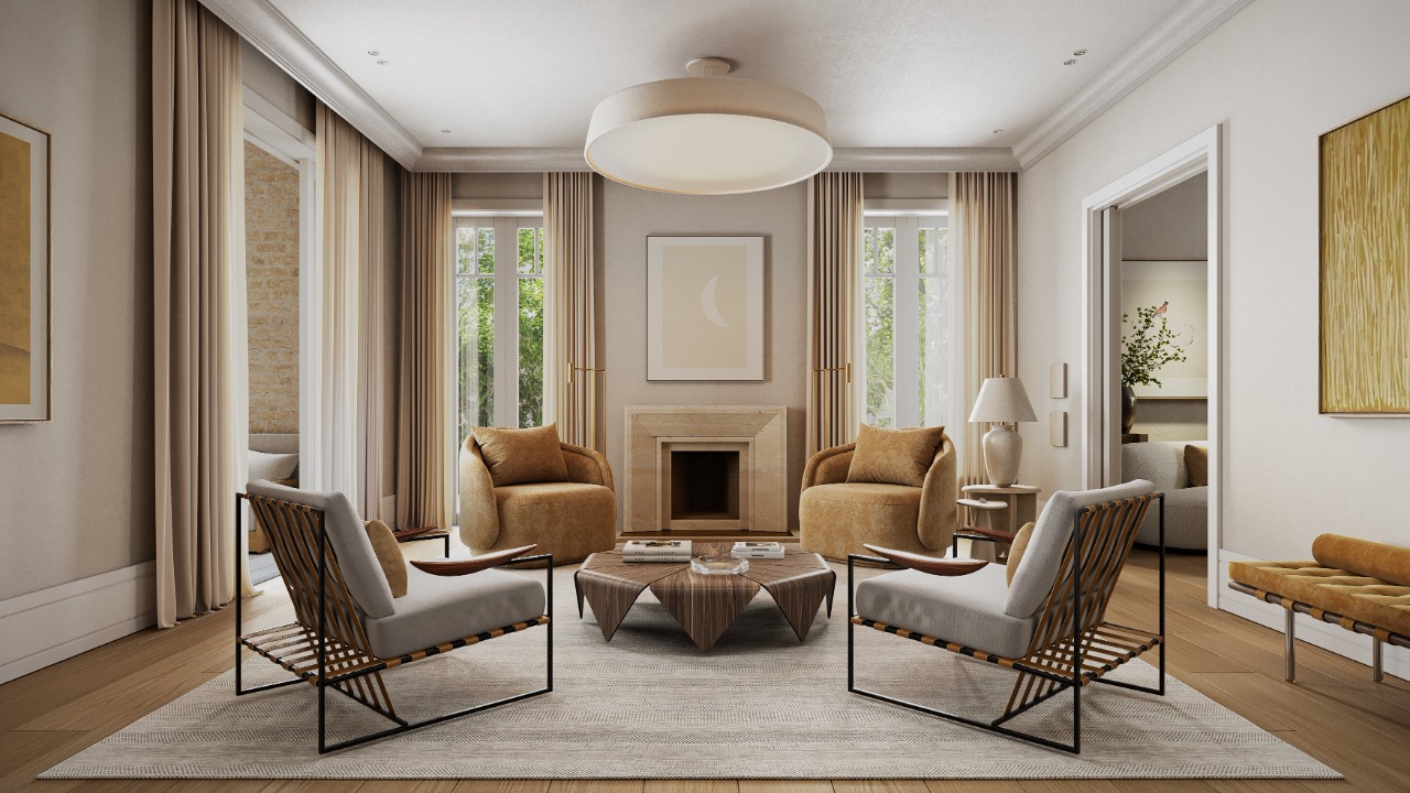 Casa em condomínio fechado para venda no Cidade Jardim. – 14017 - THR_MAG_LIVING_LAREIRA_R00