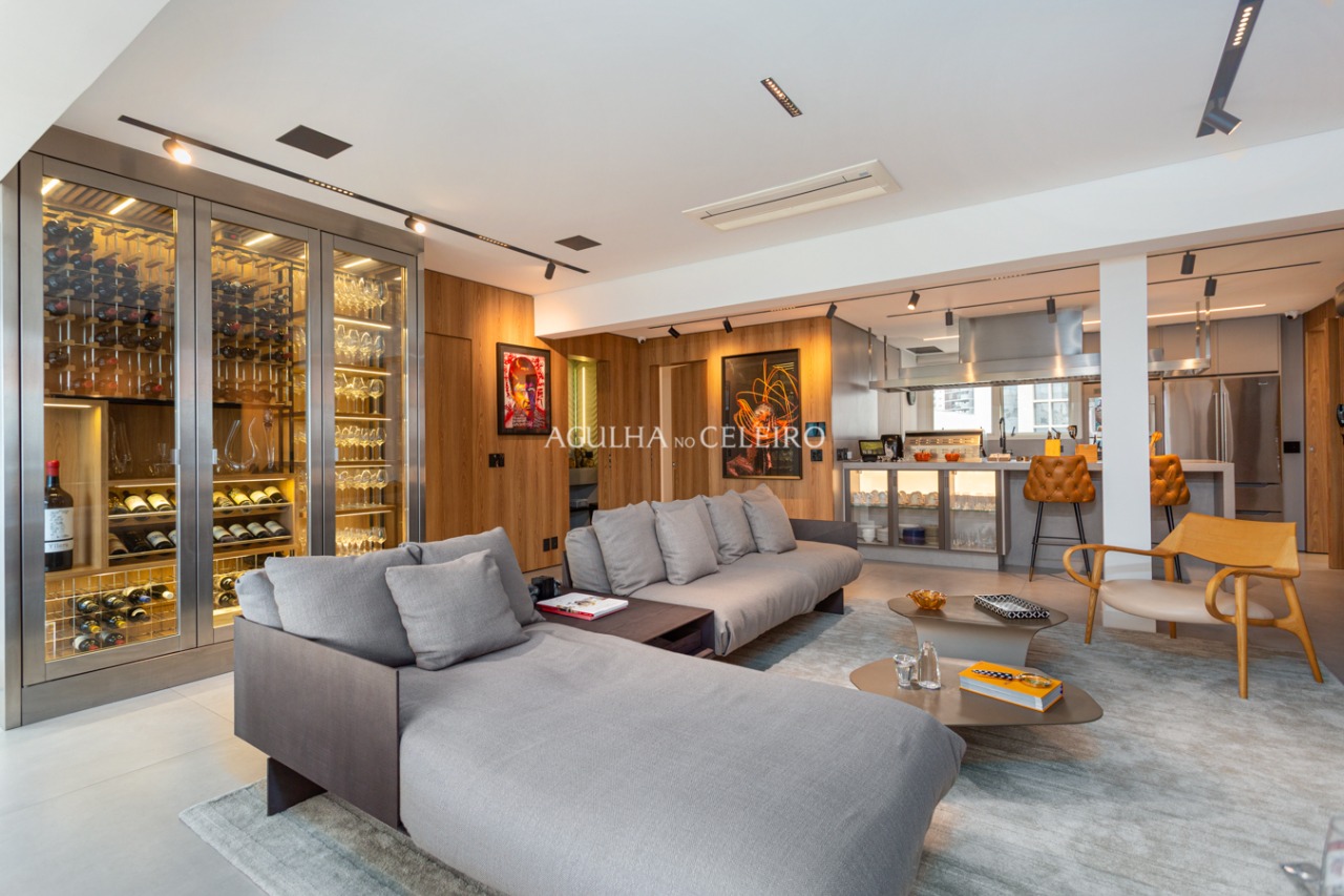 Apartamento impecável mobiliado e decorado á venda no Itaim Bibi. – 9158 - Sala-6