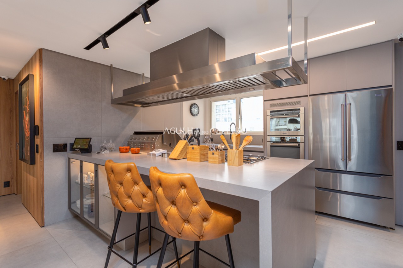 Apartamento impecável mobiliado e decorado á venda no Itaim Bibi. – 9158 - Cozinha-1
