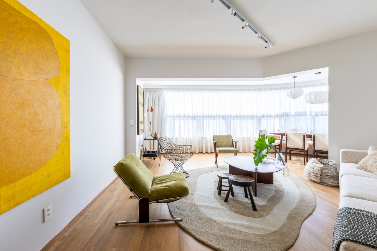 Mobiliado e com vista aberta em prédio novo e premiado em Pinheiros. – 16963