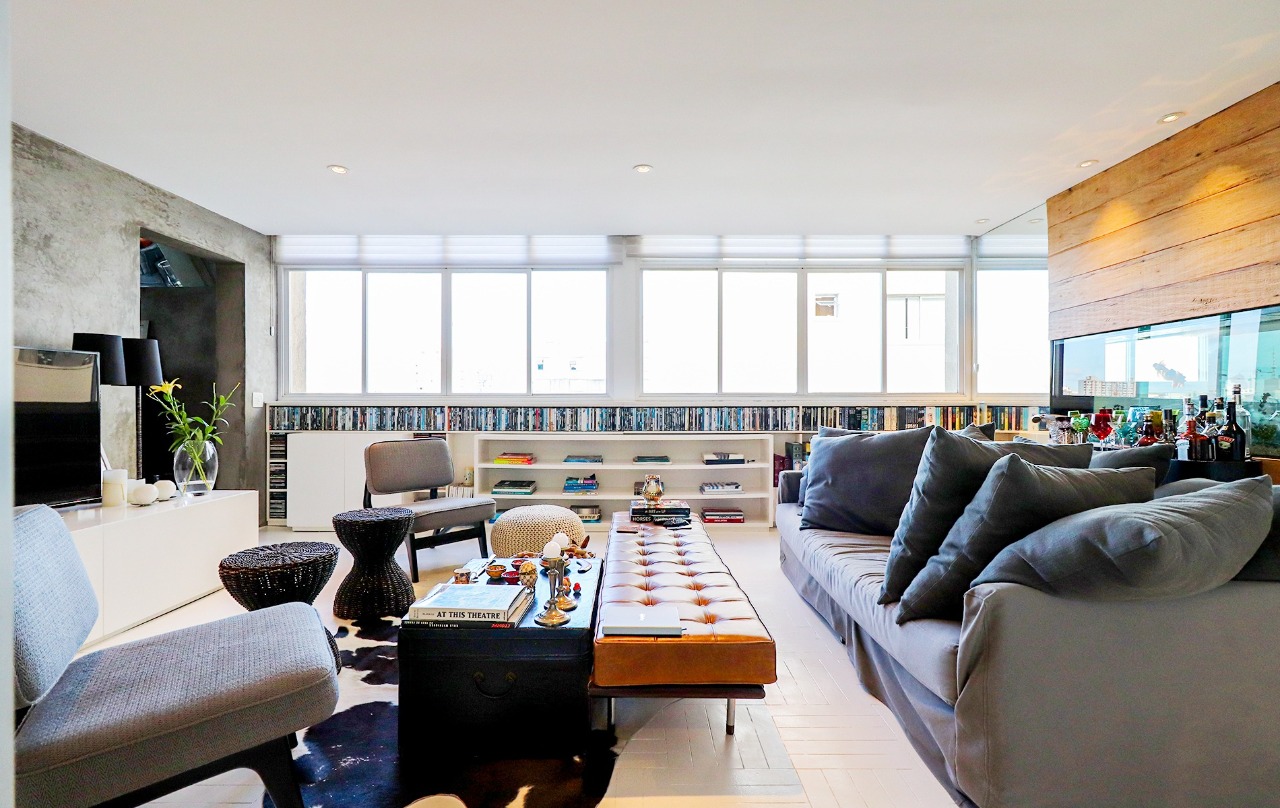 Cobertura charmosa, com área externa de tirar o fôlego e ambientes integrados, em Pinheiros. – CO0372