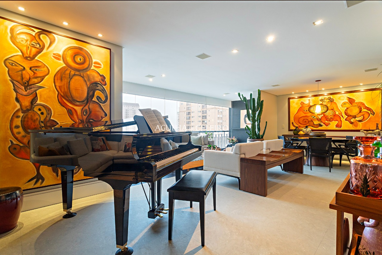 Apartamento lindo em prédio com lazer completo à venda no Brooklin. – 19367