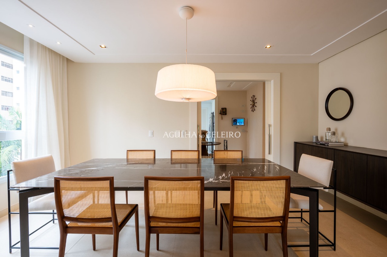 Apartamento elegante, amplos ambientes com muito bom gosto e conforto no Brooklin. – 19570