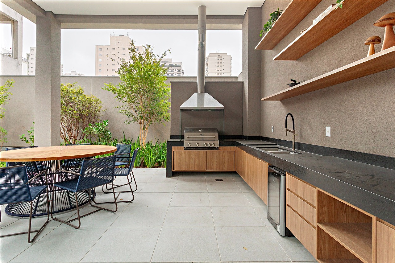 Garden com espaço gourmet e jardim privativo em condomínio contemporâneo – 20152