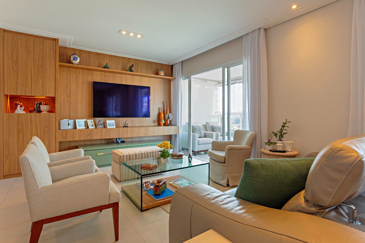 Apartamento com terraço gourmet e vista aberta em andar alto – 20843