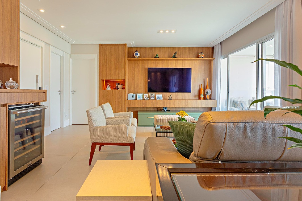 Apartamento com terraço gourmet e vista aberta em andar alto – 20843