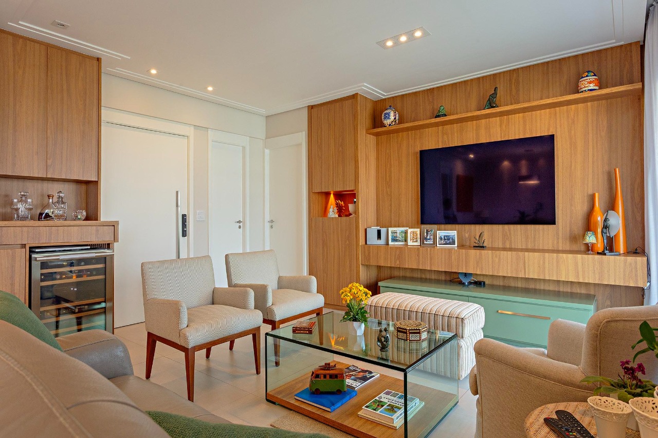 Apartamento com terraço gourmet e vista aberta em andar alto – 20843