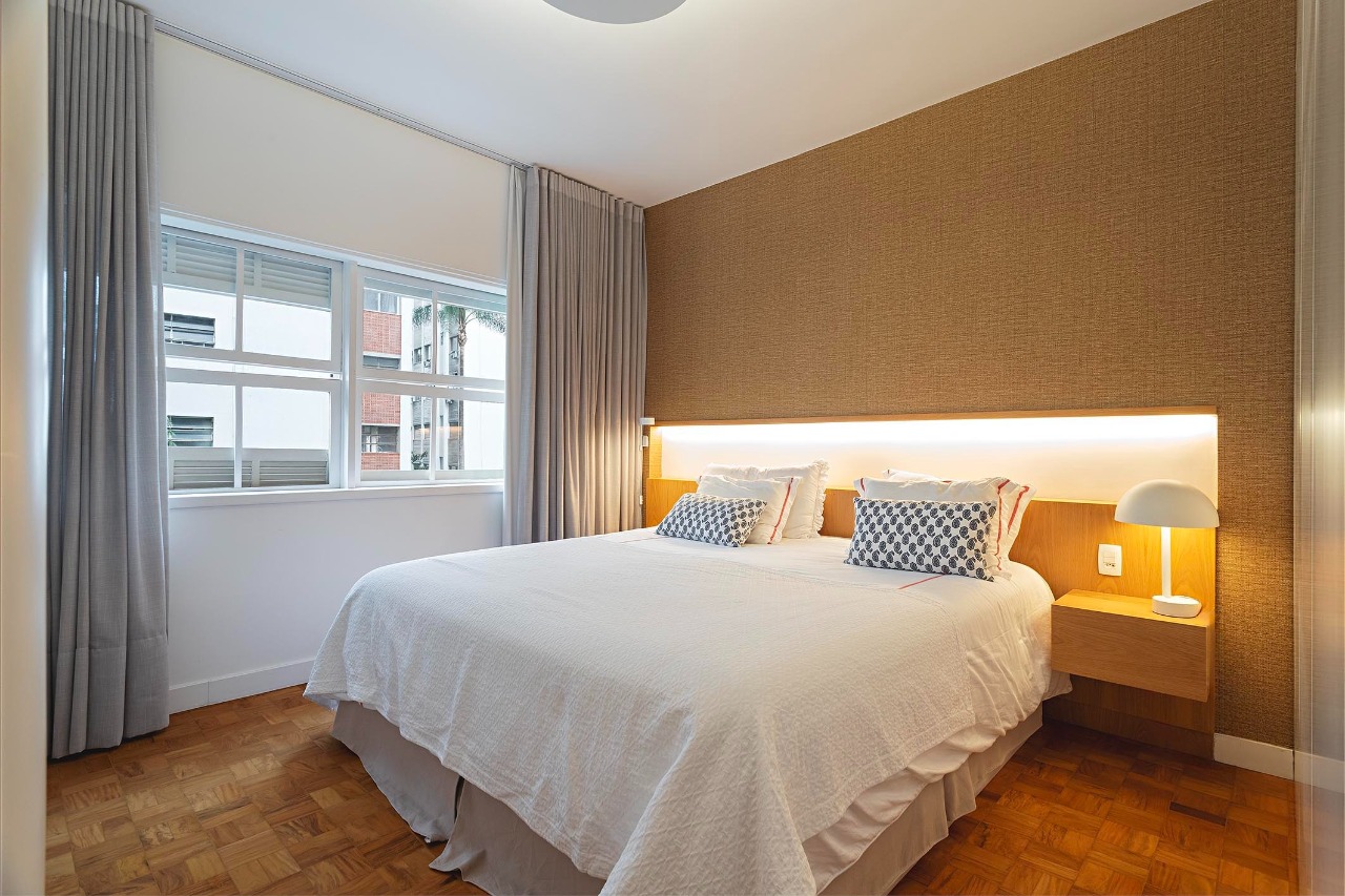 Apartamento reformado em edifício assinado por David Libeskind – AP4485