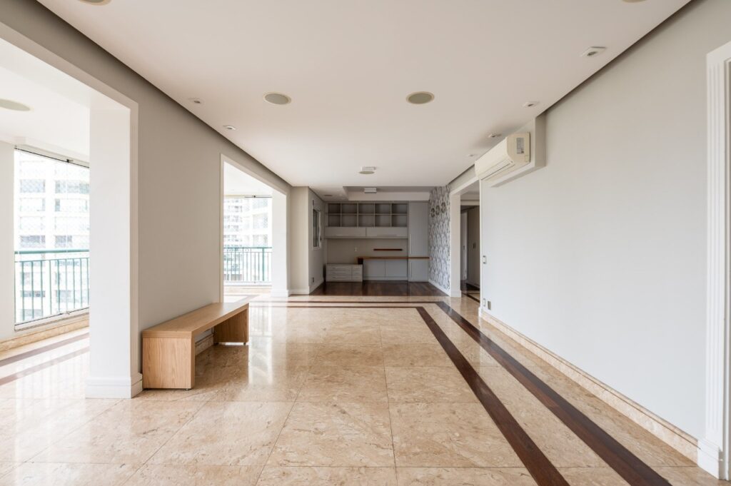 Apartamento com espaço gourmet e vista aberta à venda no Brooklin. – AP8516