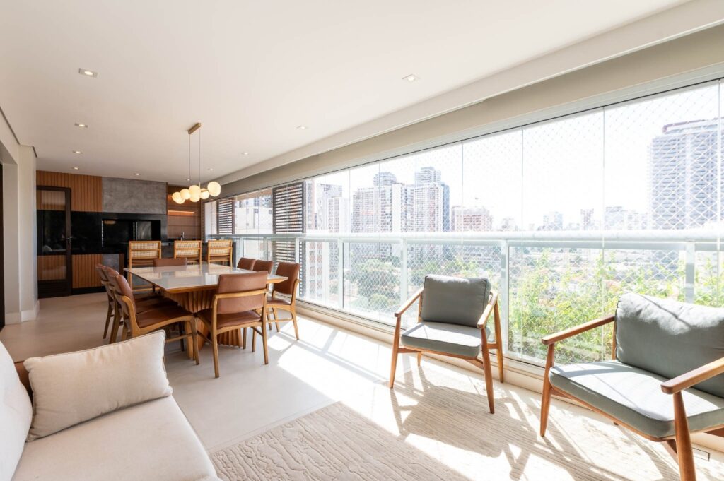 Apartamento moderno com varanda gourmet à venda no Brooklin. – 21099