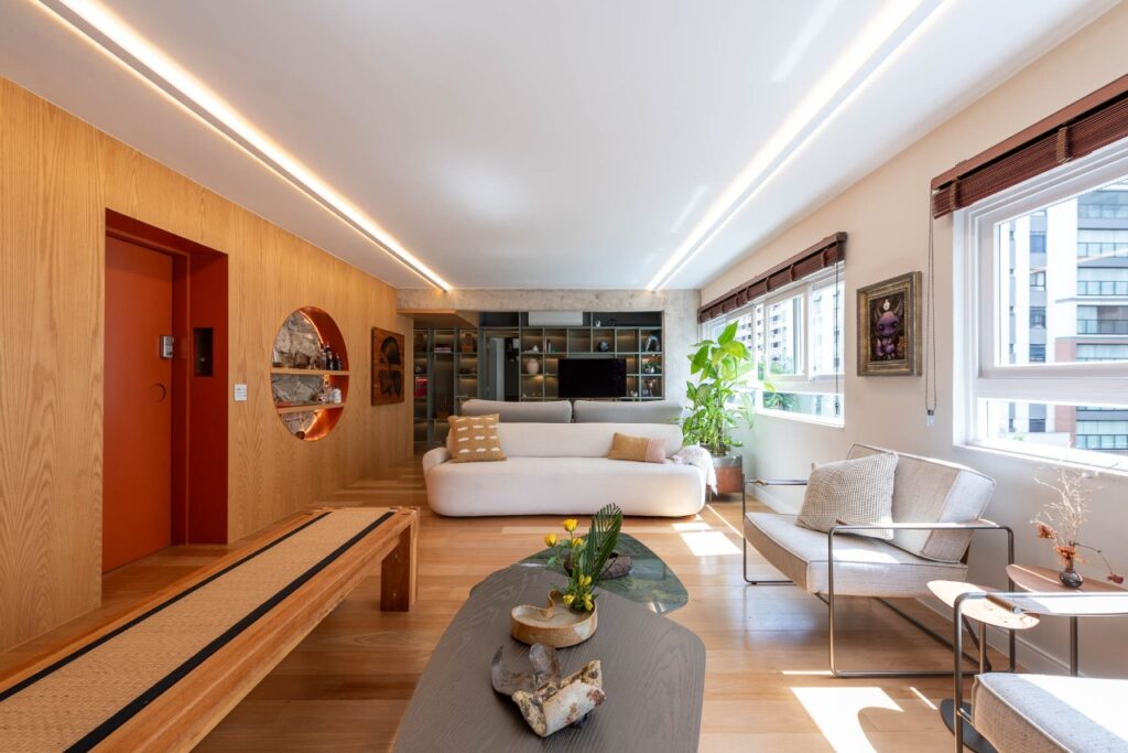 Apartamento com arquitetura autoral à venda no Jardins – Porteira Fechada. – 21617