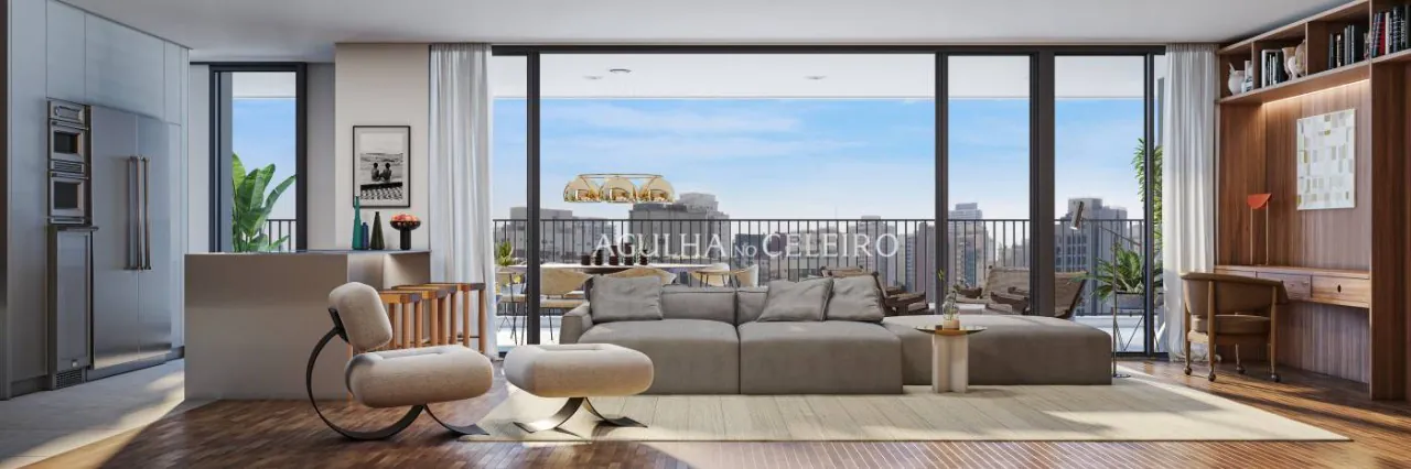 Venda/Pinheiros: “A conexão entre a vida moderna e o bem estar residencial” – 9725 - living ap 176m