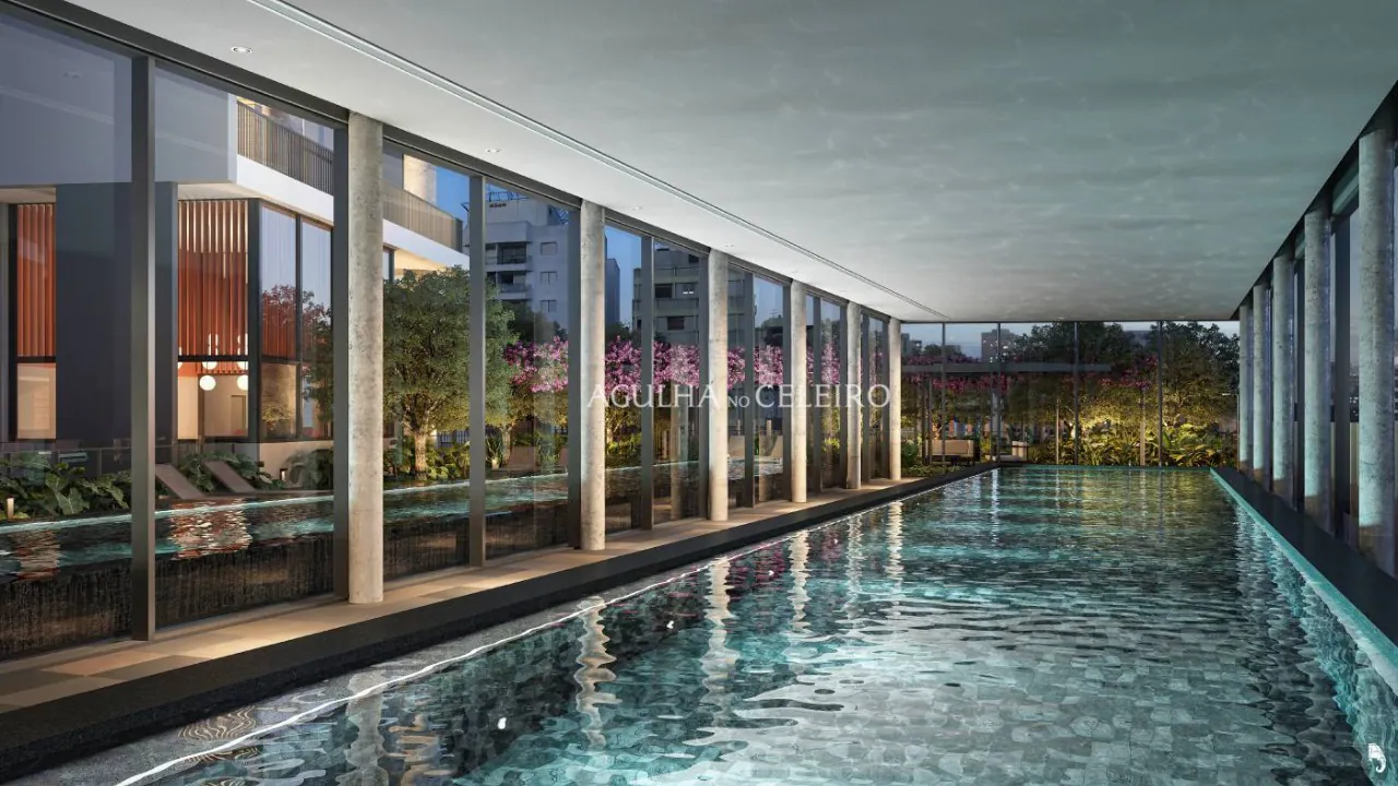 Venda/Pinheiros: “A conexão entre a vida moderna e o bem estar residencial” – 9725 - piscina coberta