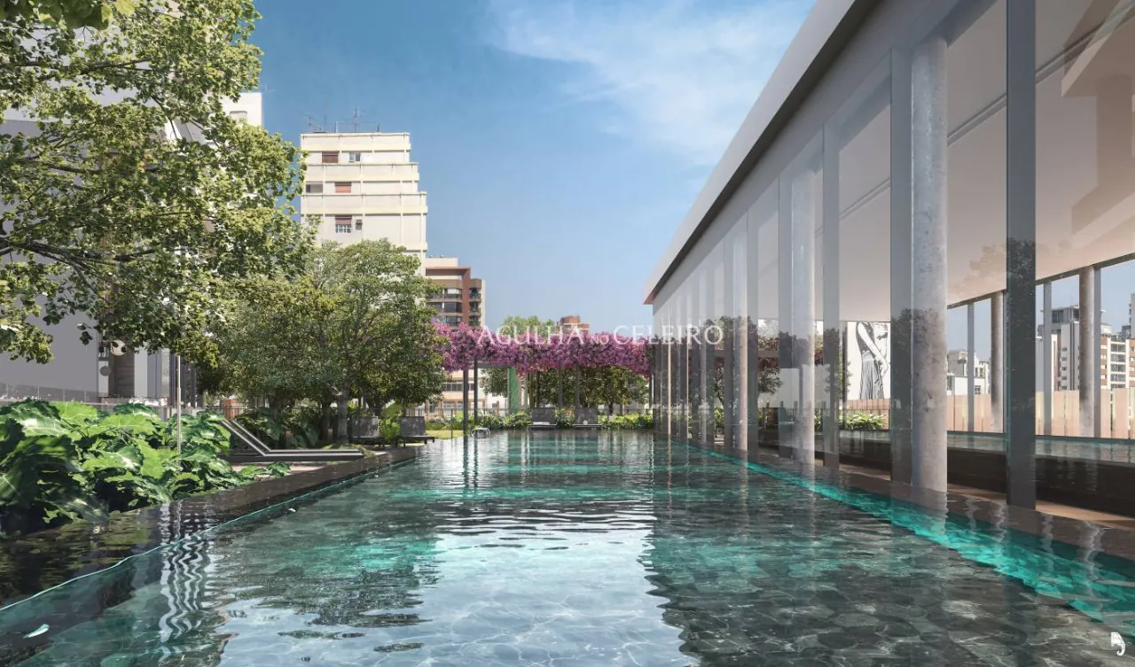 Venda/Pinheiros: “A conexão entre a vida moderna e o bem estar residencial” – 9725 - piscina descoberta 2