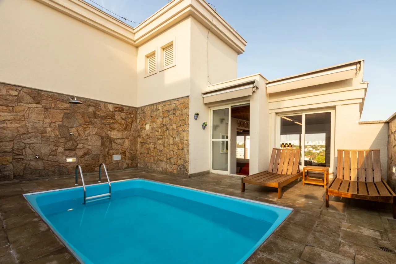 Cobertura duplex com piscina e espaço gourmet para venda em Moema. – 14855