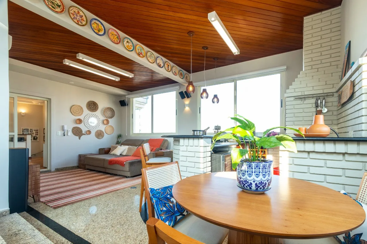 Cobertura duplex com piscina e espaço gourmet para venda em Moema. – 14855