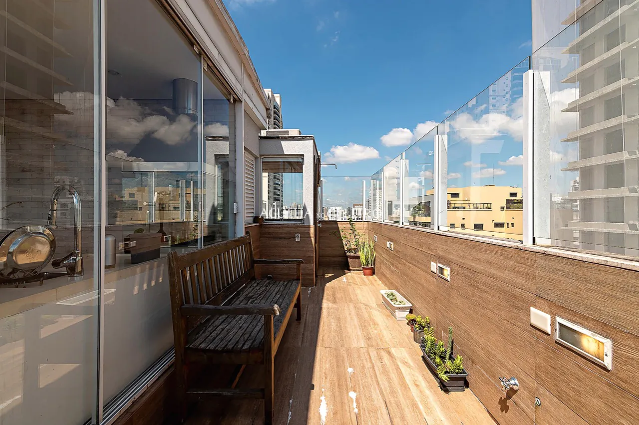 Cobertura reformada com vista bonita à venda no Brooklin. – CO0716 - DSC_0457