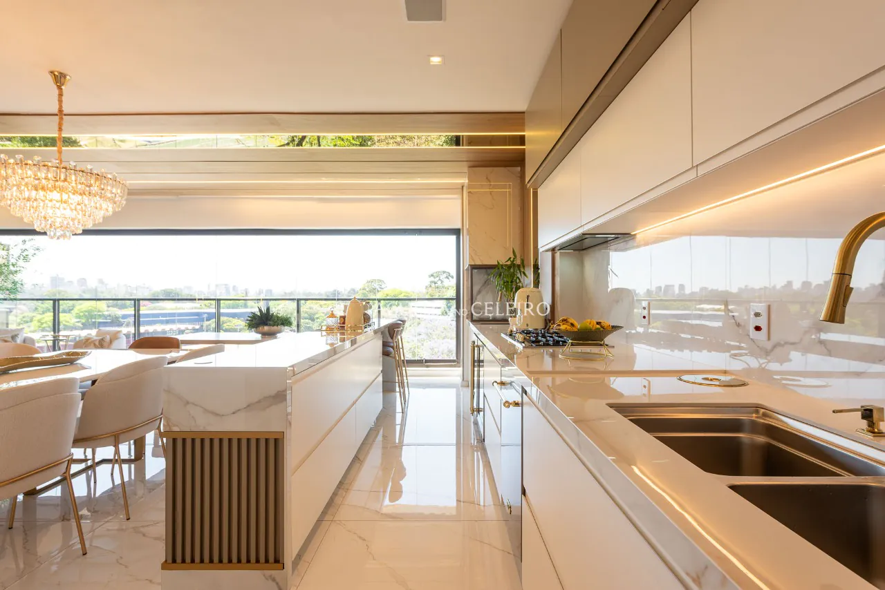 Apartamento novo e maravilhoso com vista incrível à venda em Moema. – 16374