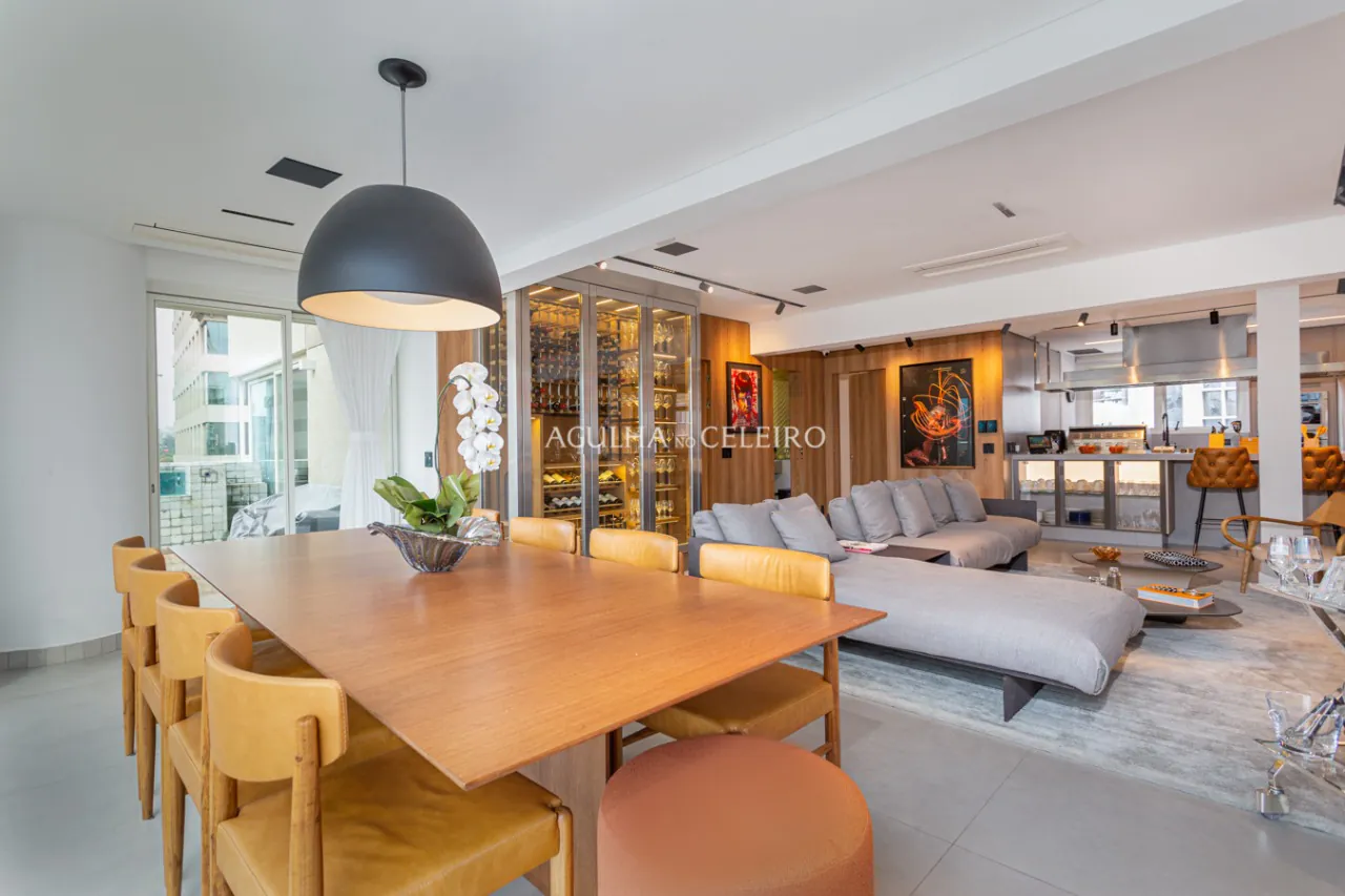 Apartamento impecável mobiliado e decorado á venda no Itaim Bibi. – 9158 - Sala-3