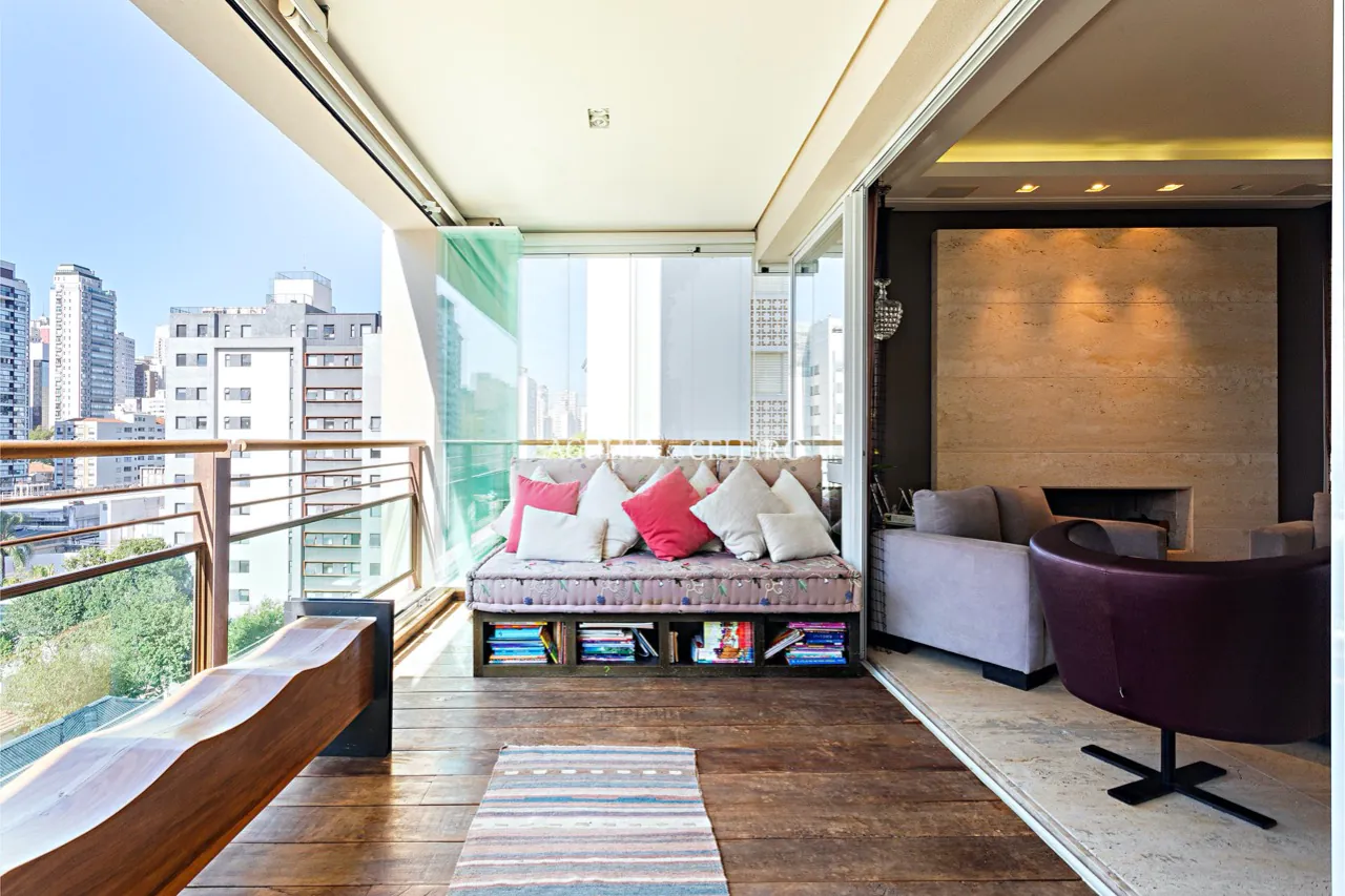 Apartamento com varanda gourmet e em prédio com lazer no Jardim Paulista. – 9737