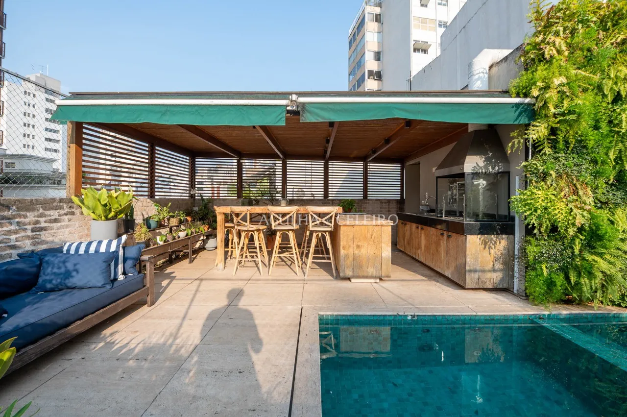 Cobertura com lindo espaço gourmet e piscina próxima à Oscar Freire. – 17579