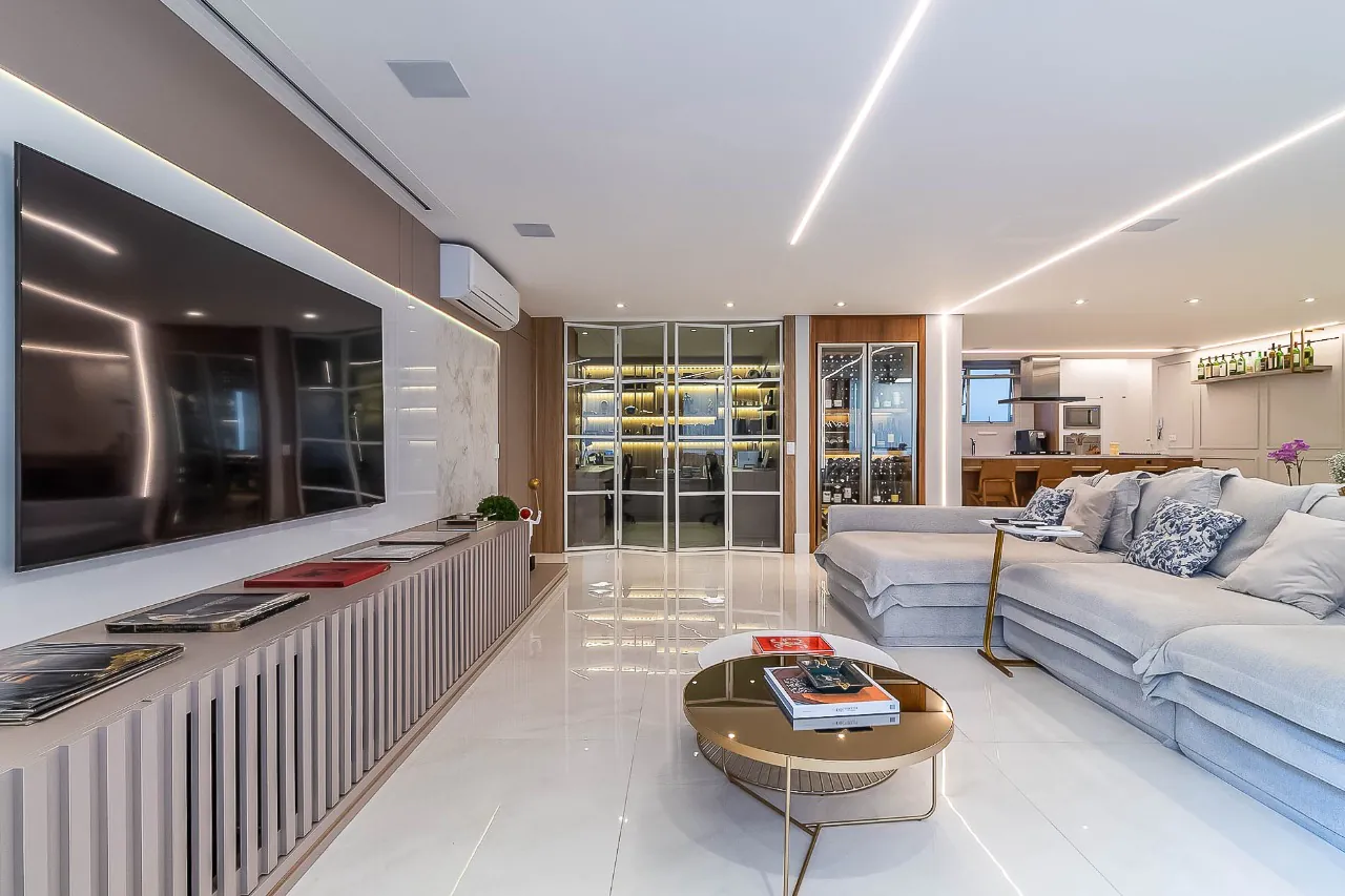 Apartamento com reforma clean, espaços abertos e uso de materiais nobres no Jardim Paulista. – 9272 - IMG_8714-HDR