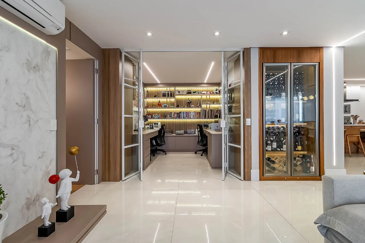 Apartamento com reforma clean, espaços abertos e uso de materiais nobres no Jardim Paulista. – 9272 - IMG_8768-HDR