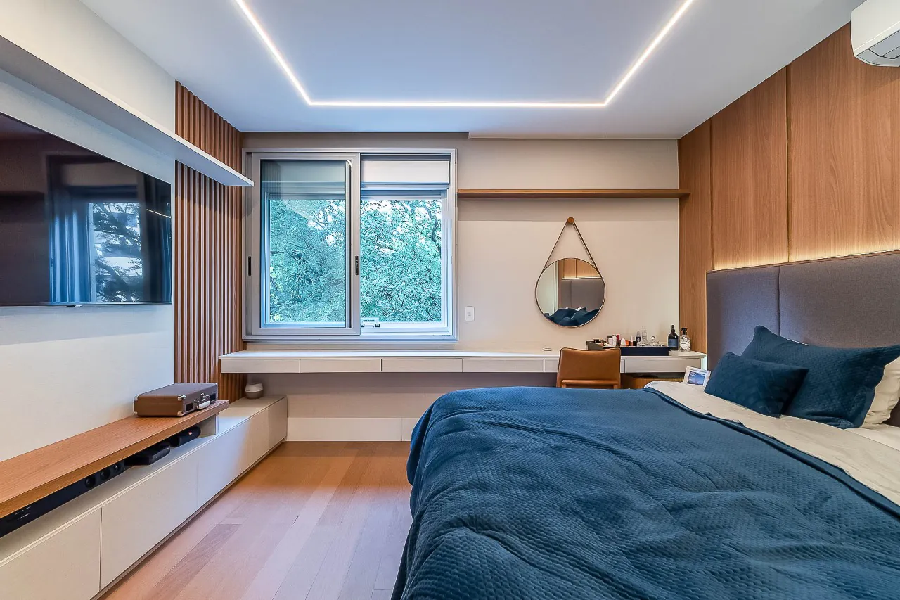 Apartamento com reforma clean, espaços abertos e uso de materiais nobres no Jardim Paulista. – 9272 - IMG_8849-HDR