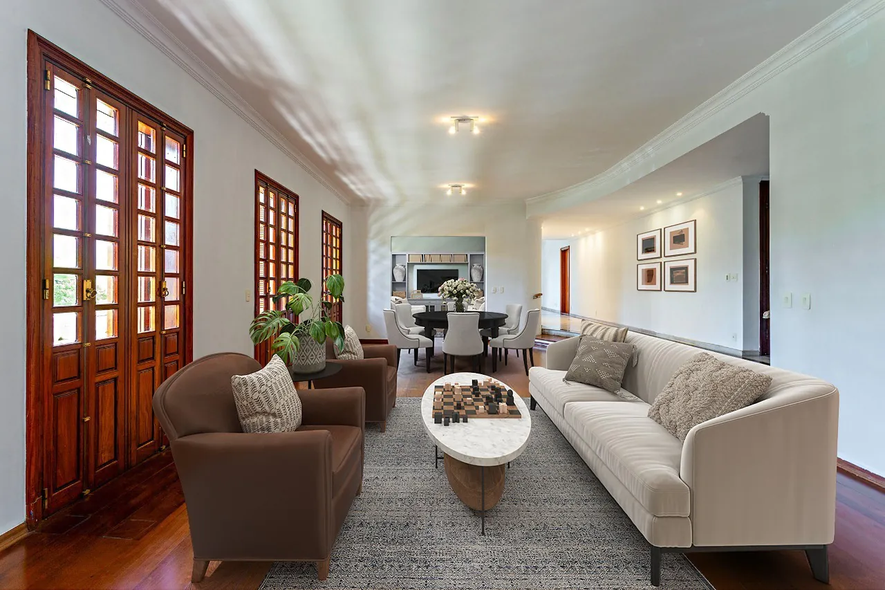 Apartamento único e acolhedor em prédio cobiçado. – 12592