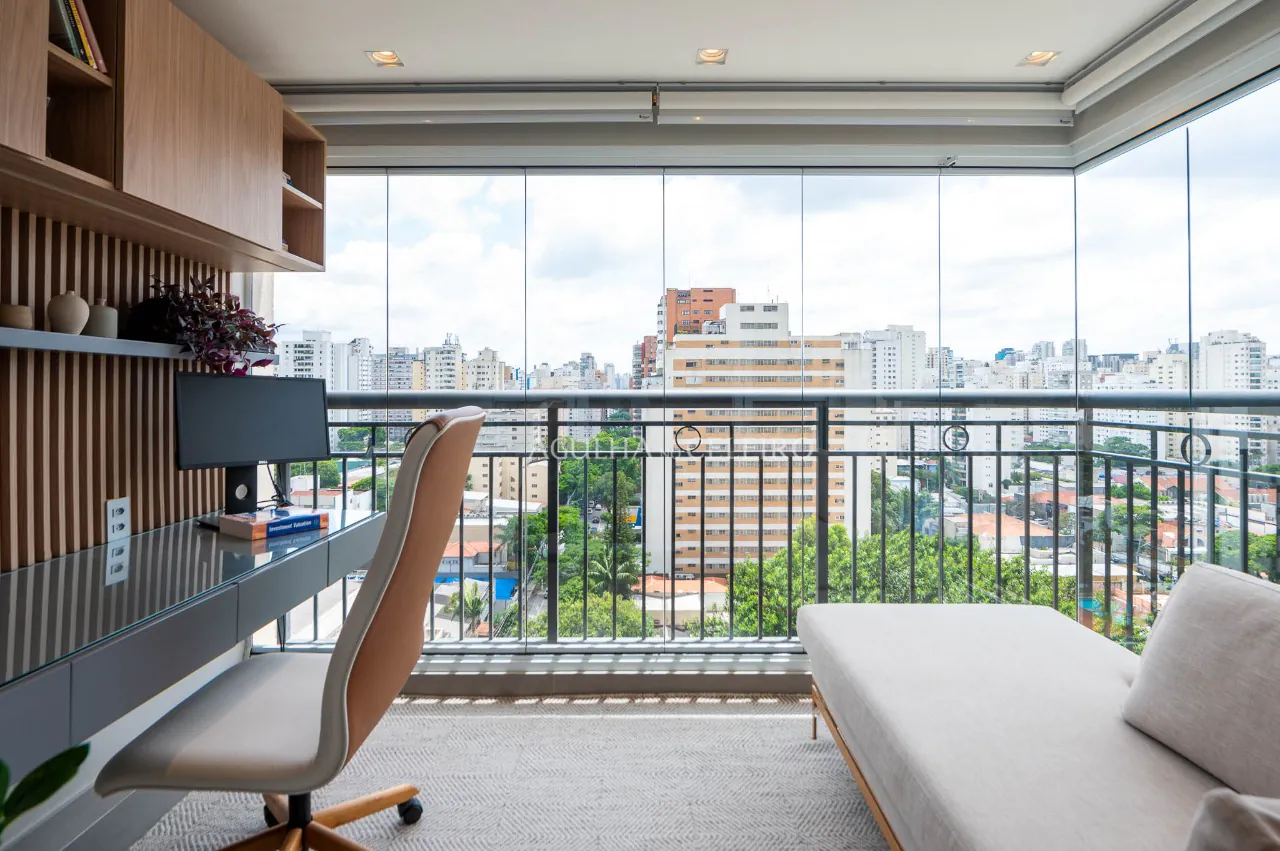 Apartamento maravilhoso com varanda gourmet à venda em Moema – 15575