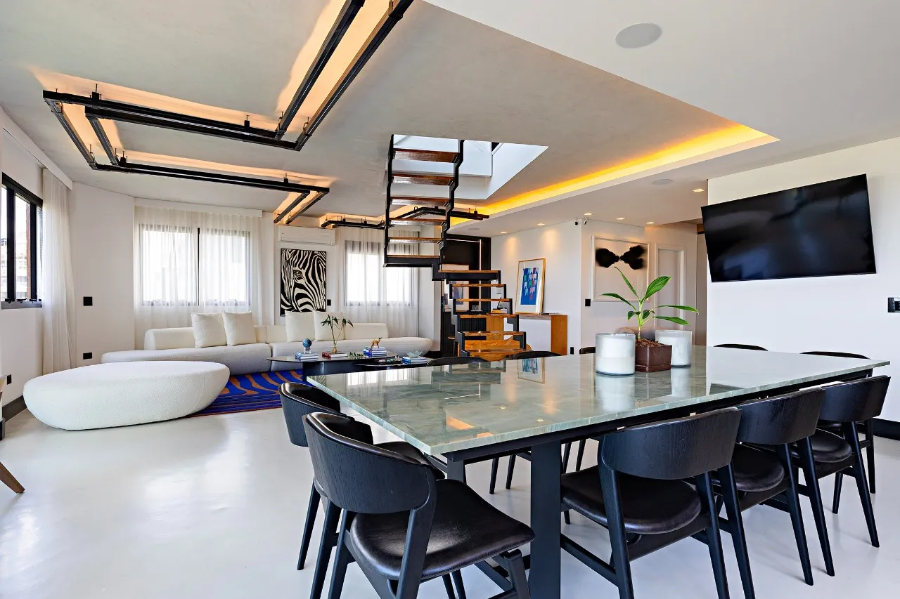 Cobertura duplex contemporânea com vista panorâmica e espaço gourmet. – CO0596 - _RAF7026