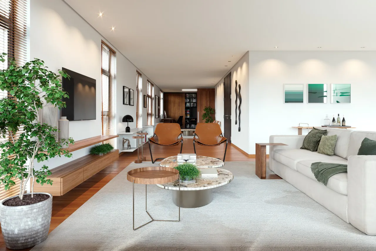 Um apartamento contemporâneo, espaçoso e com muita iluminação natural no coração dos Jardins – AP4441