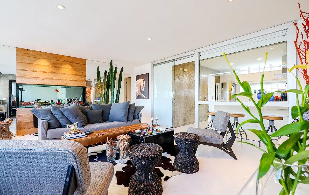 Cobertura charmosa, com área externa de tirar o fôlego e ambientes integrados, em Pinheiros. – CO0372