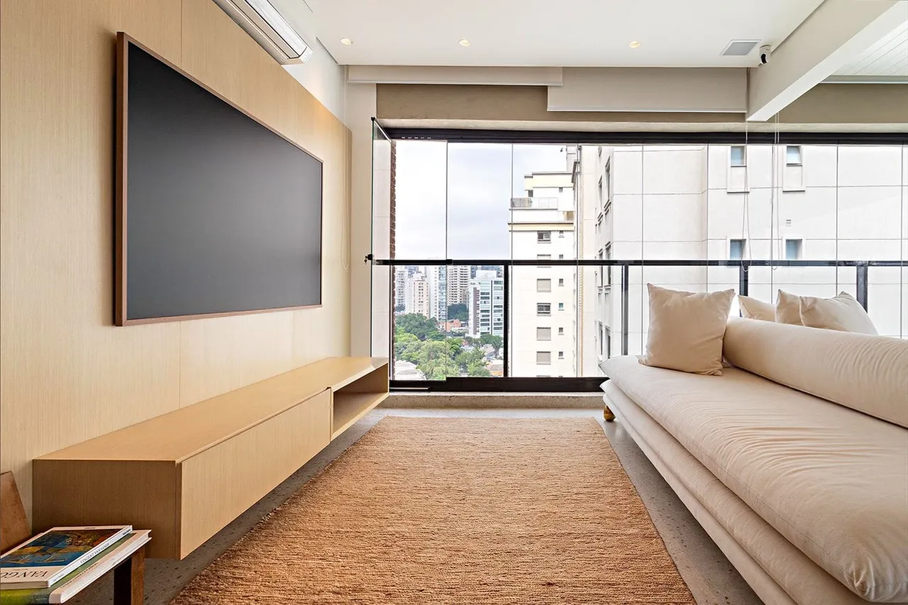 Apartamento sofisticado com varanda gourmet e porteira fechada próximo ao Parque Ibirapuera – 19612