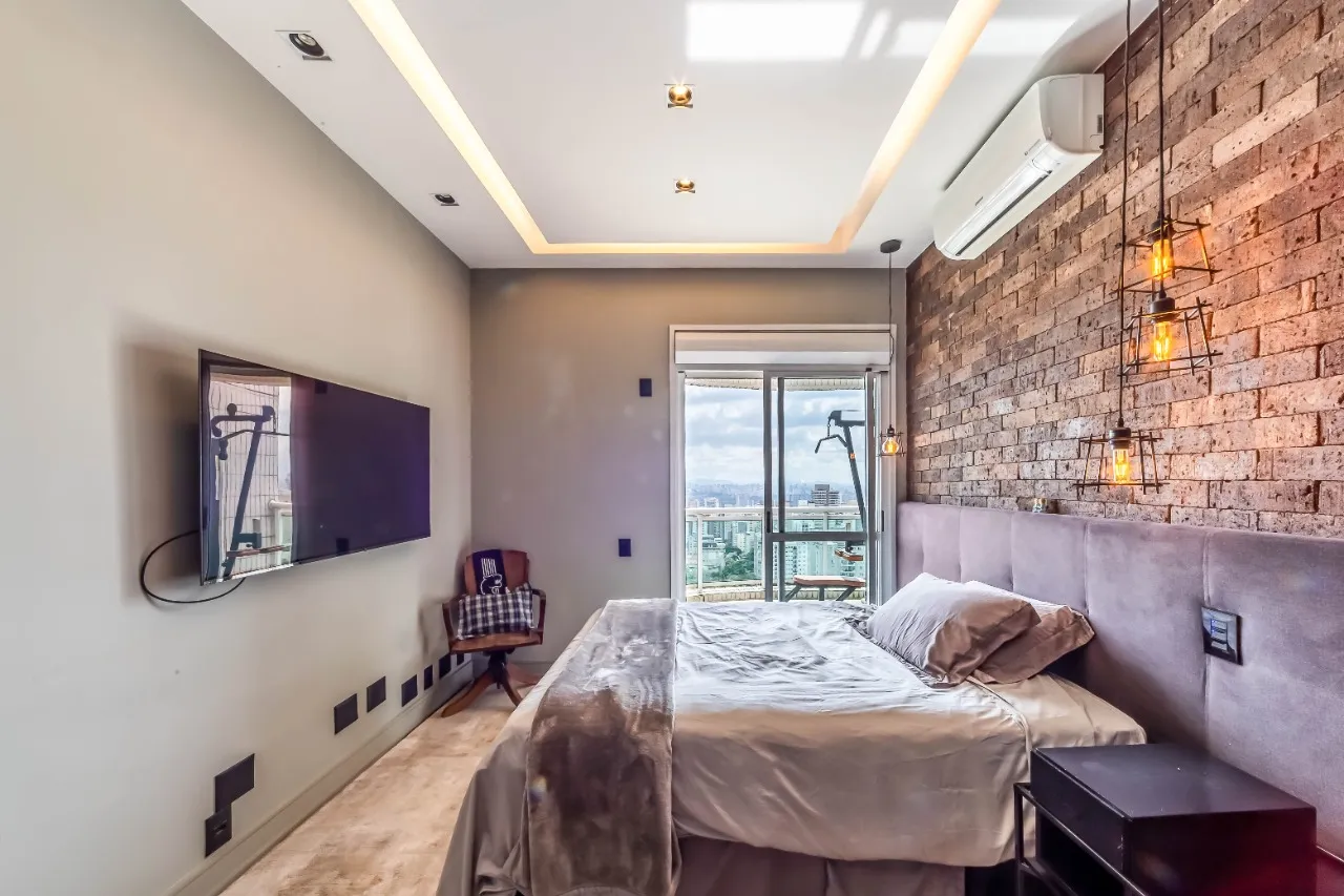 Cobertura mobiliada, com acabamentos lindos, piscina aquecida e vista maravilhosa, em Perdizes. – 19523