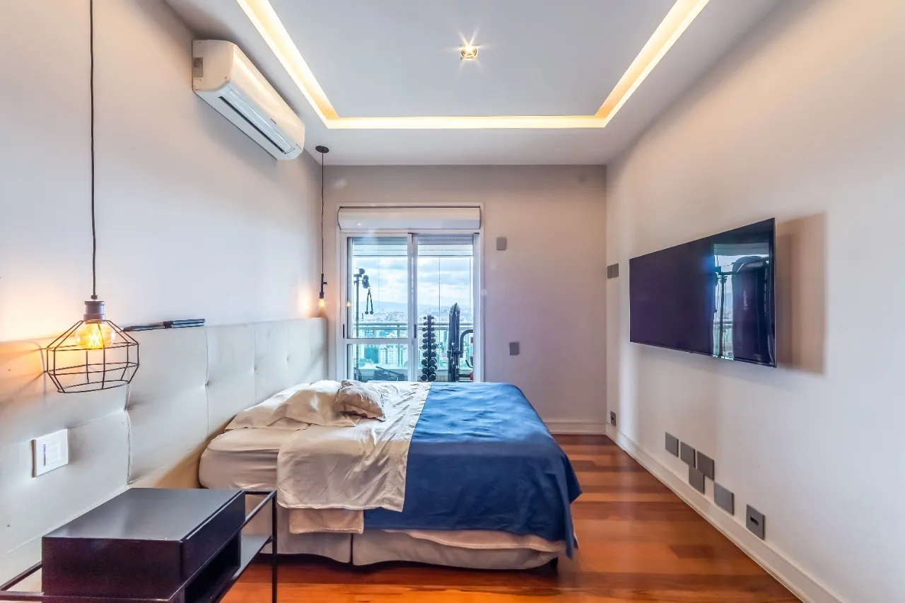 Cobertura mobiliada, com acabamentos lindos, piscina aquecida e vista maravilhosa, em Perdizes. – 19523