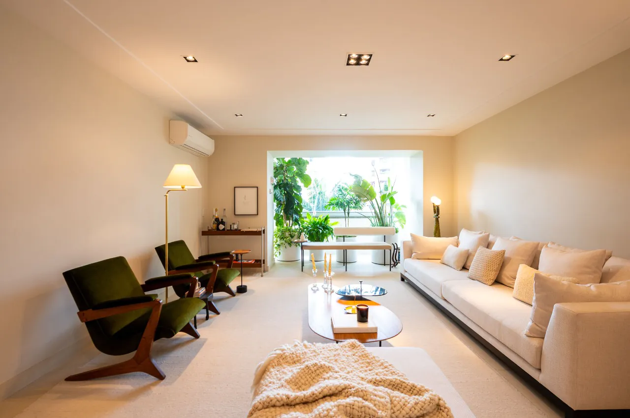 Apartamento elegante, amplos ambientes com muito bom gosto e conforto no Brooklin. – 19570