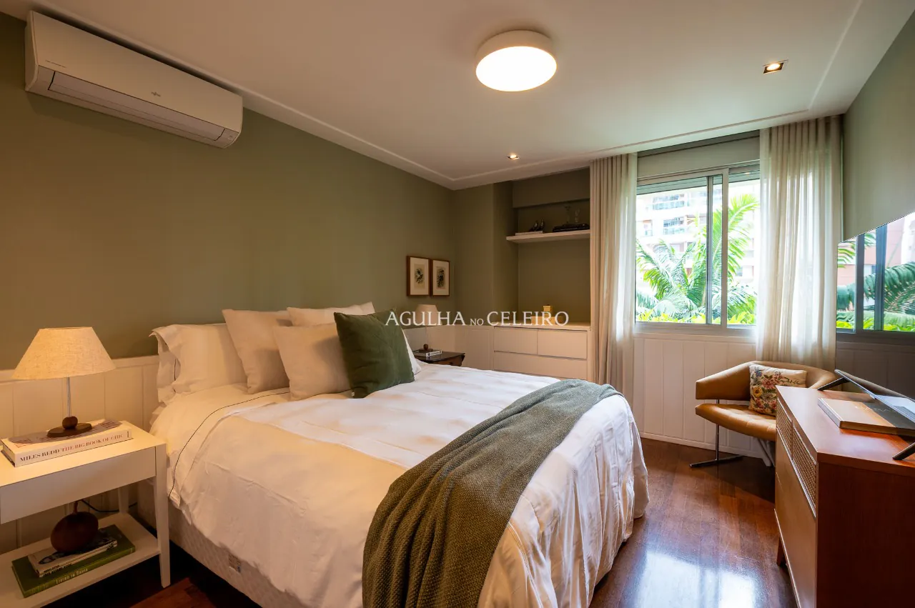 Apartamento elegante, amplos ambientes com muito bom gosto e conforto no Brooklin. – 19570