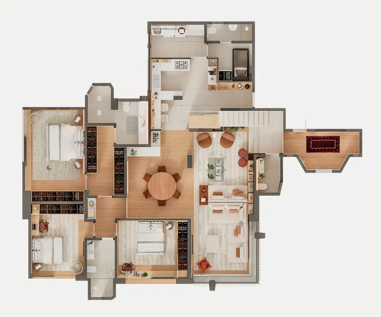 Cobertura Lindenberg charmosa, em localização desejada à venda no Jardim América – 14584
