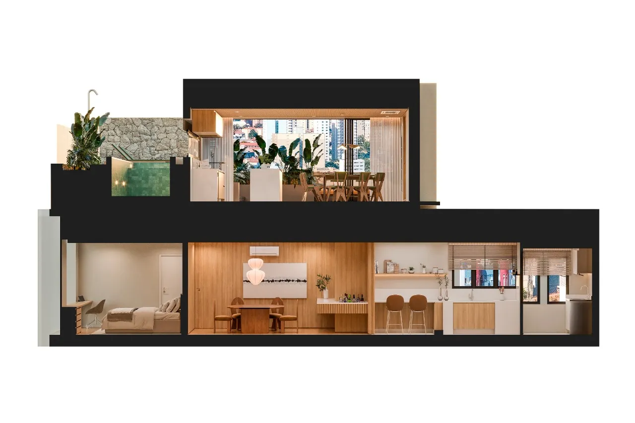 Cobertura Lindenberg charmosa, em localização desejada à venda no Jardim América – 14584