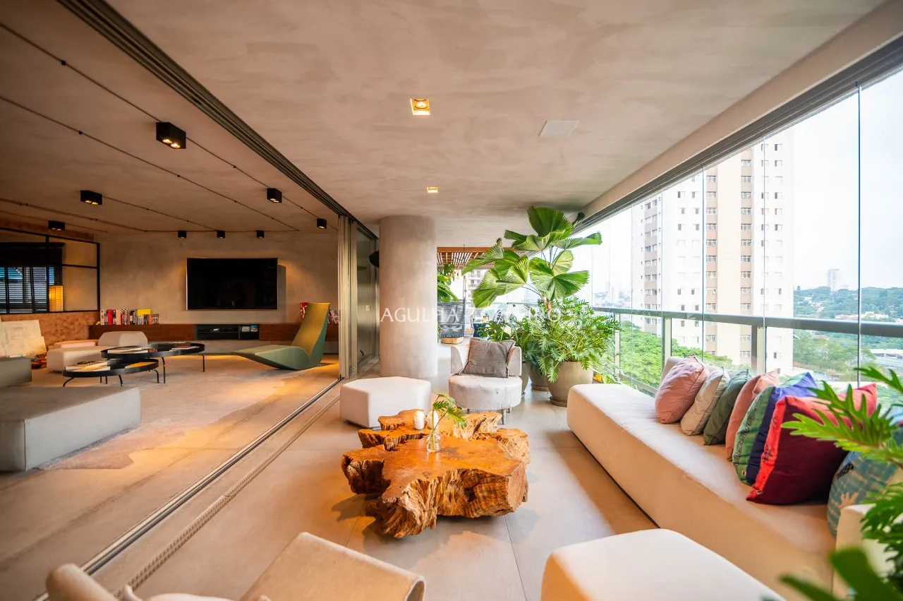 Apartamento maravilhoso com a maior varanda do bairro à venda no Campo Belo. – 18899