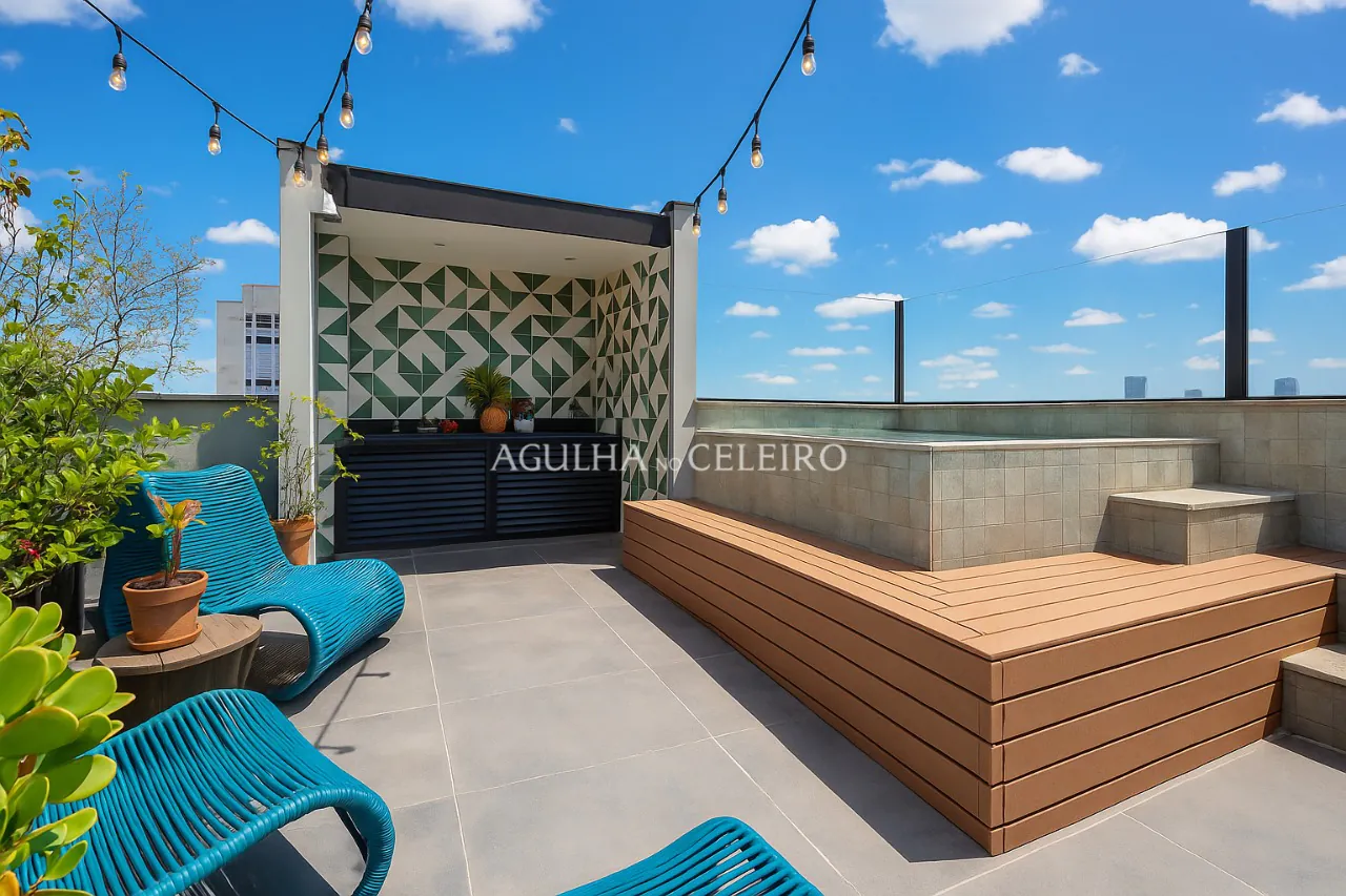 Cobertura dos sonhos super reformada à venda em Pinheiros. – CO0404 - ChatGPT Image 28 de jul