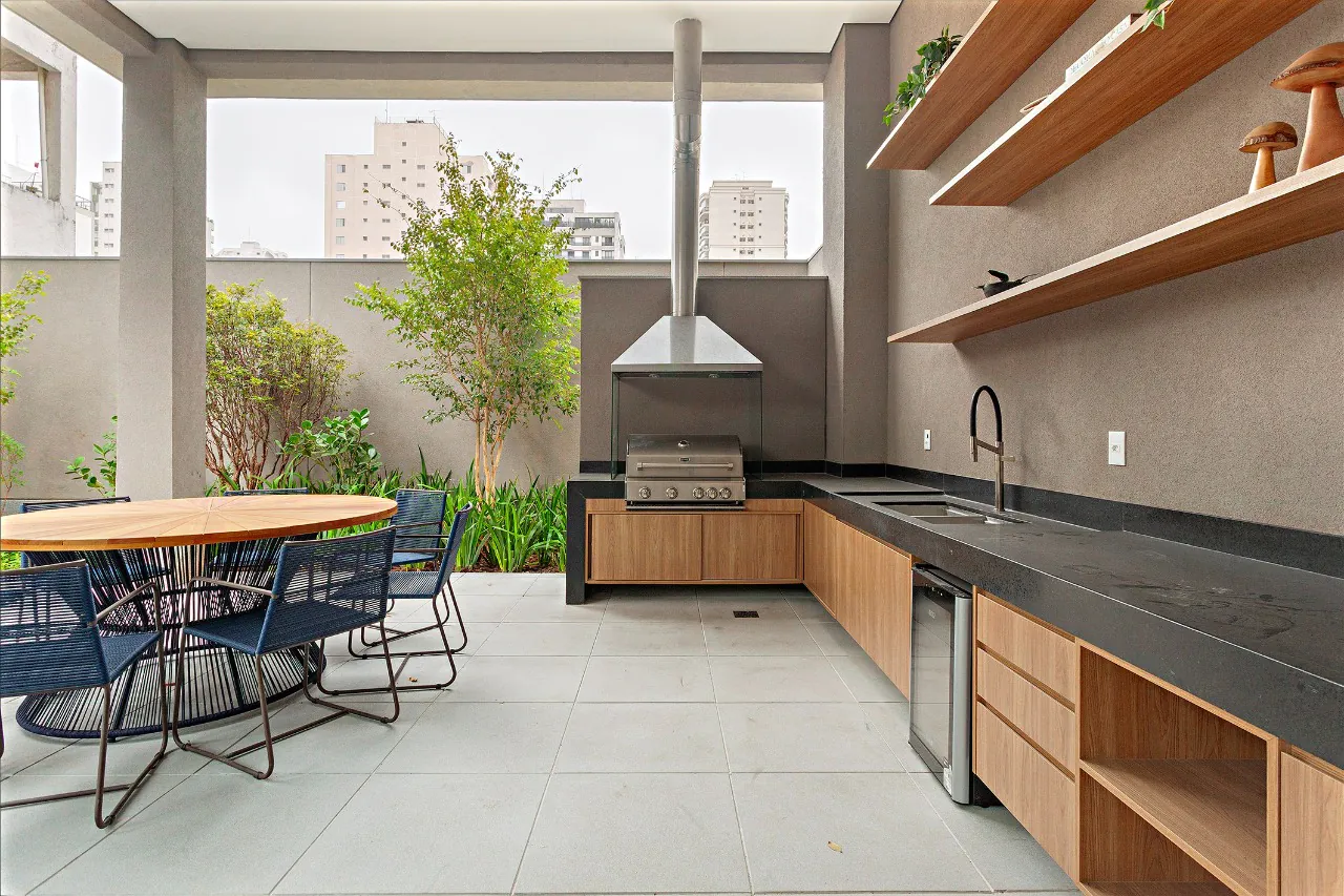 Garden com espaço gourmet e jardim privativo em condomínio contemporâneo – 20152