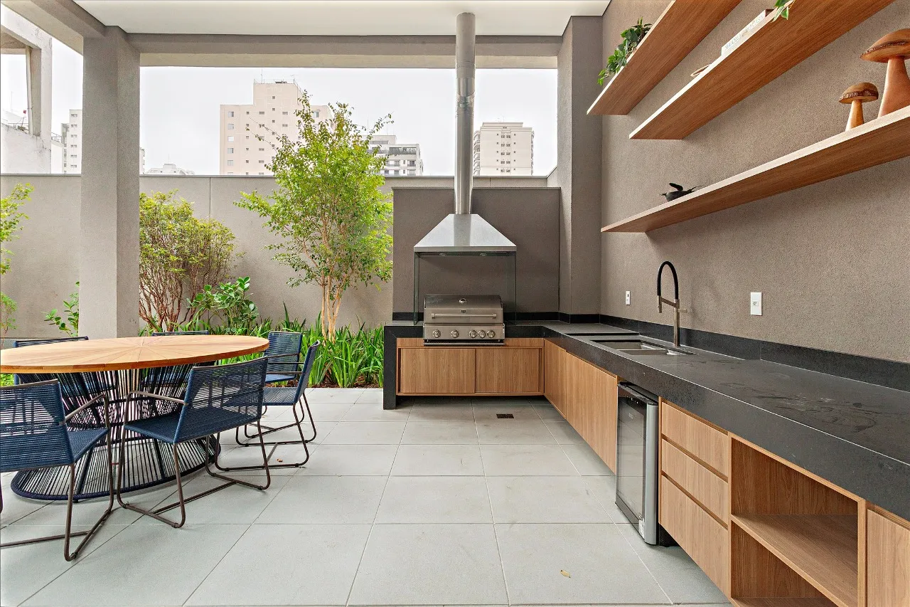 Garden com espaço gourmet e jardim privativo em condomínio contemporâneo – 20152