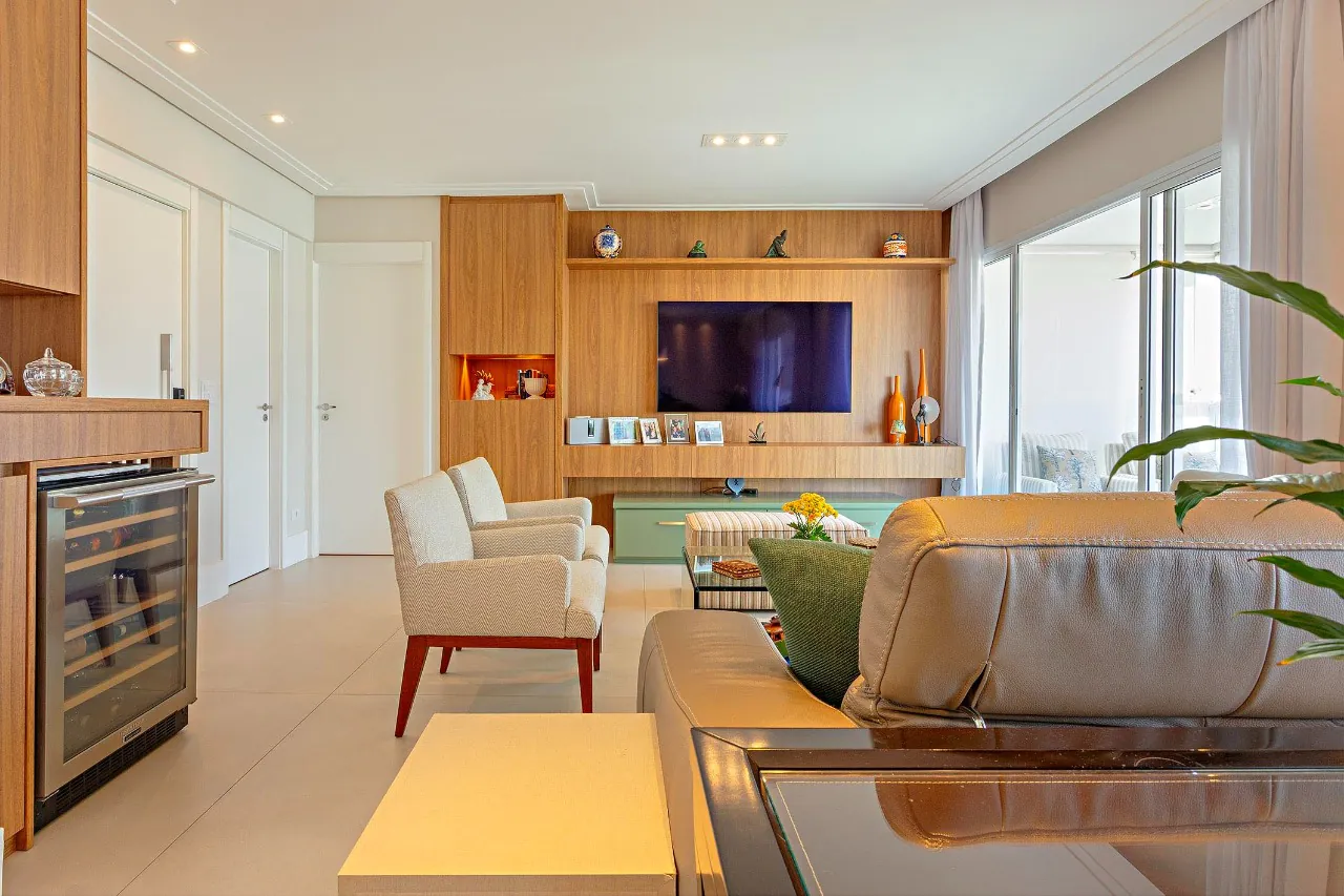 Apartamento com terraço gourmet e vista aberta em andar alto – 20843