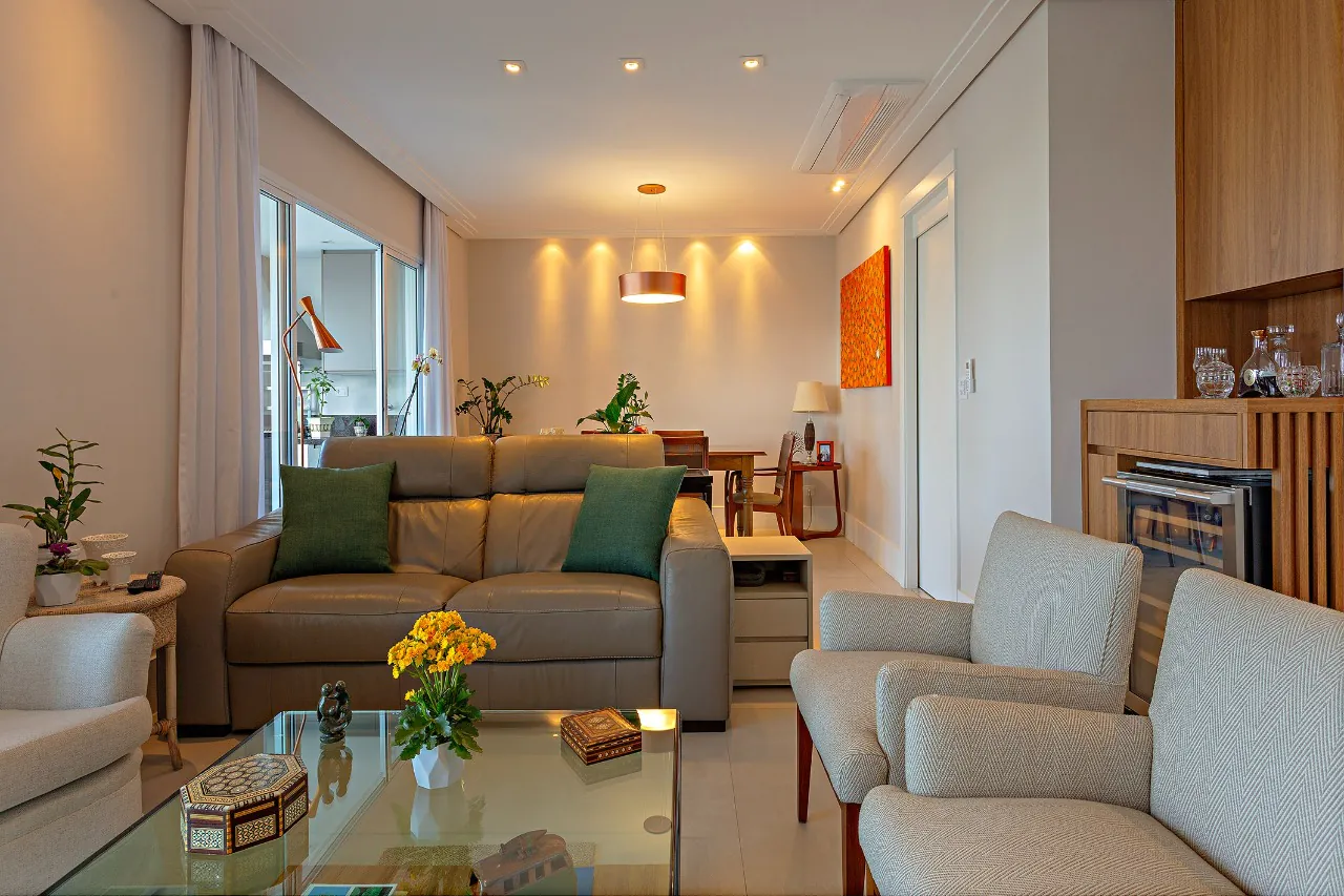 Apartamento com terraço gourmet e vista aberta em andar alto – 20843