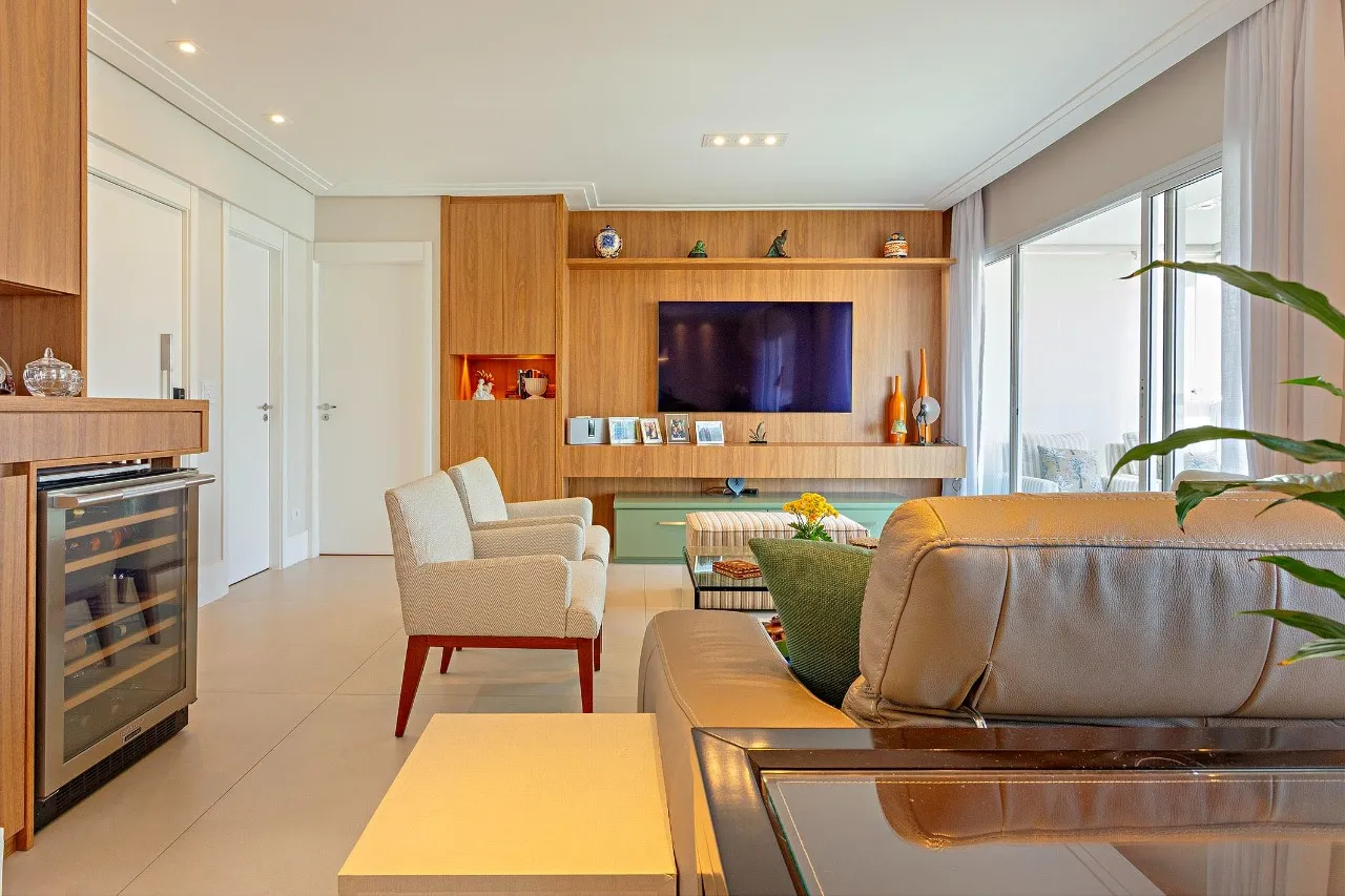 Apartamento com terraço gourmet e vista aberta em andar alto – 20843