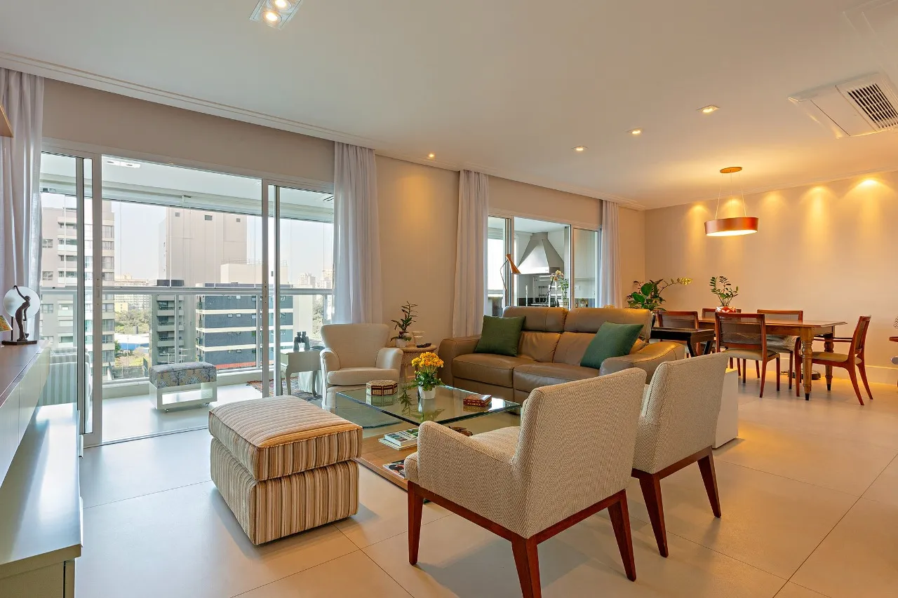 Apartamento com terraço gourmet e vista aberta em andar alto – 20843